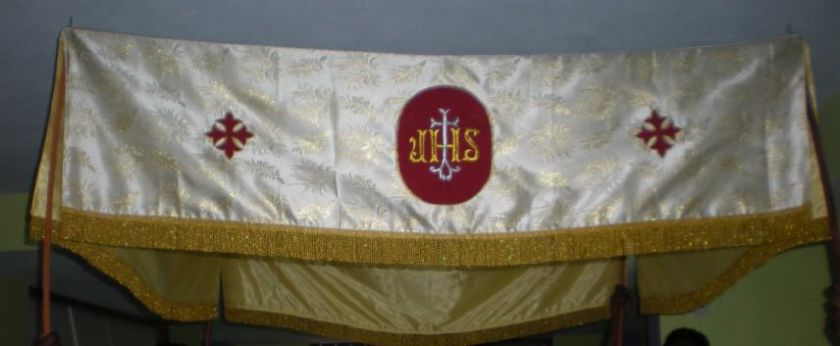 New Procession Canopy Metallic GOLD Agnus Dei, Pelican  