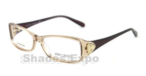 NEW JIMMY CHOO EYEGLASSES JC 31 BROWN YBQ JC31 AUTH  