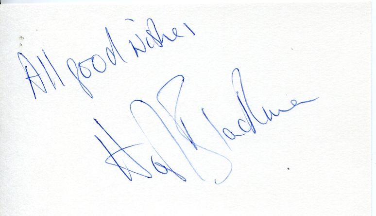 HONOR BLACKMAN Bond Girl in GOLDFINGER Autograph  