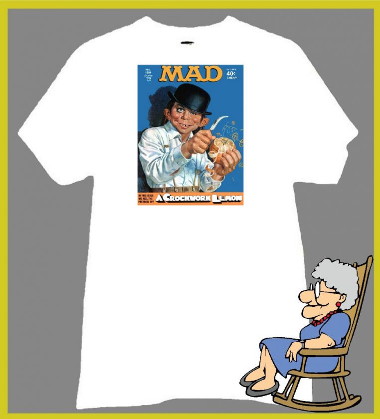 ALFRED E NEUMAN T Shirt CROCKWORK LEMON PARODY DROOG  