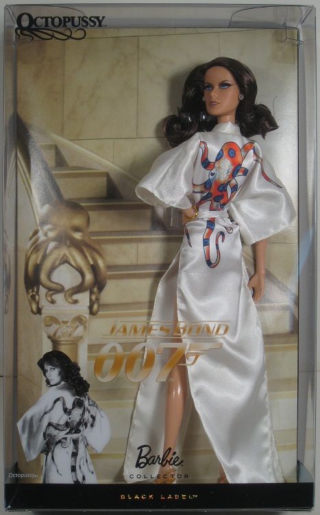 JAMES BOND 007   OCTOPUSSY   BARBIE COLLECTOR DOLL NEW  