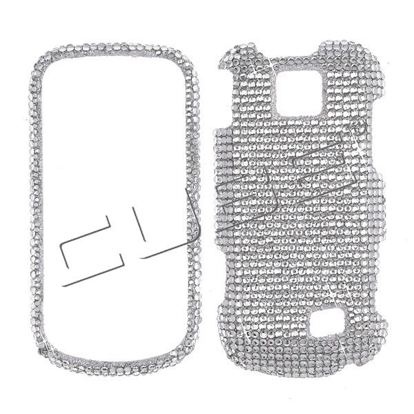   Intercept M910 Diamond Bling Case Cover  Silver 021 Crystal Rhinest