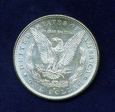 1879 S MORGAN SILVER DOLLAR CHOICE BRILLIANT UNCIRCULATED, MS64