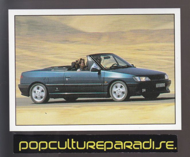 1993 PEUGEOT 306 2.0i CABRIO Car Picture STICKER DECAL  