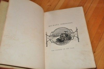 MICHAEL STROGOFF~JULES VERNE~SCARCE 1877 1ST/1ST EDITION~GREAT 