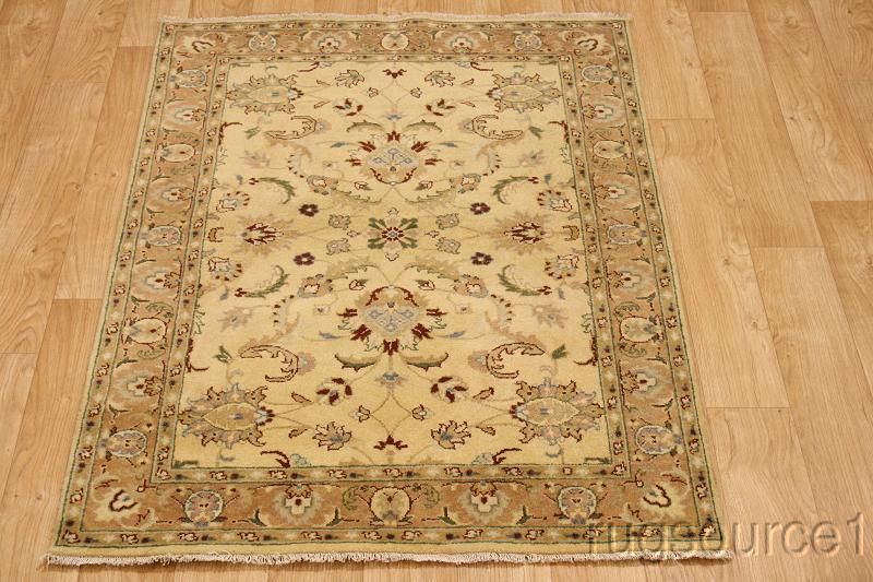 GOLD COLOR 4X6 CHOBI PAKISTAN ORIENTAL AREA RUG CARPET  