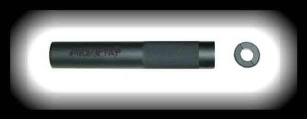 JBU JB31 9.5 Aluminum Airsoft Barrel Extension M4 AR Style AEG 14mm 