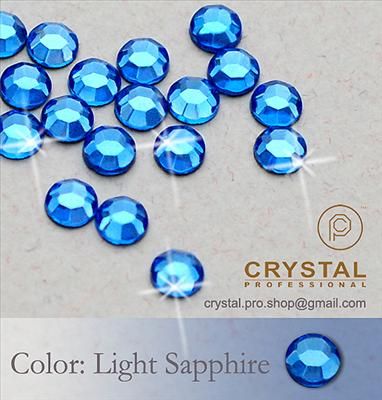 14400 Light Sapphire Iron Hotfix Rhinestones 3mm 10ss  