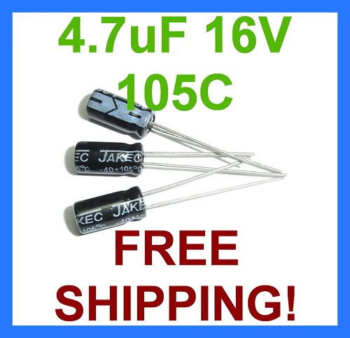 20 x 4.7uF 16V 105C Radial Electrolytic Capacitor 5x11  