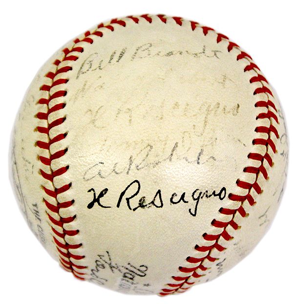 1943 PIRATES TEAM SIGNED AUTOGRAPHED BY 21 BASEBALL JSA HONUS WAGNER 