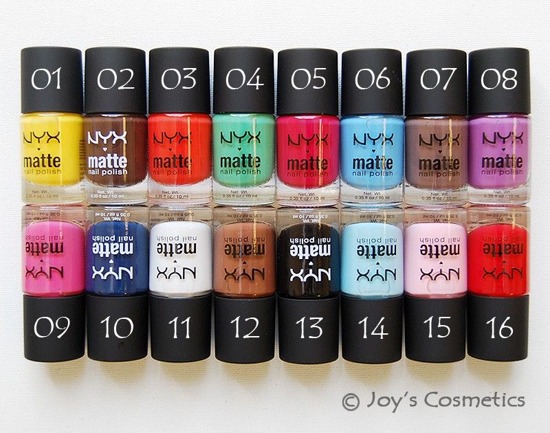 NYX Matte Nail Polish Pick Your 1 Color   