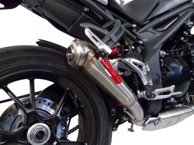 Triumph Speed Triple 1050 2011 GPR Exhaust Slipon Power  