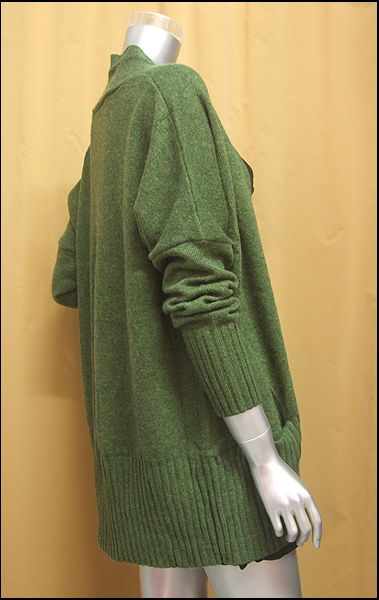 Crew 2011 Fall YOGA CARDIGAN $148 Green Size Small, XLarge  