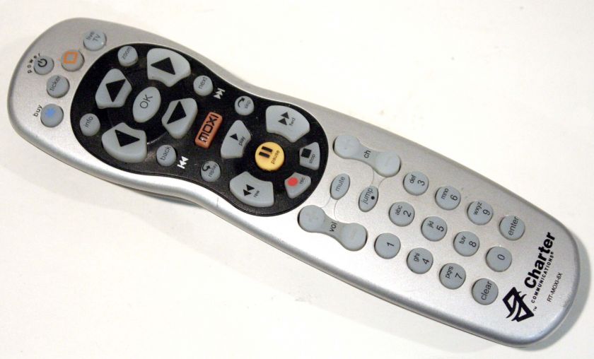 Charter Communications Remote for Moxi DVR RT MOXI 8X white volume 