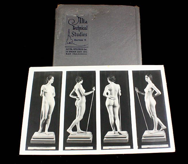 RARE 1920s XAN STARK ALTA STUDIOS SAN FRANCISCO TECHNICAL STUDIES 