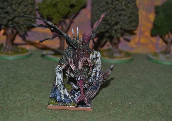 25mm Warhammer DPS painted Beastmen Jabberslythe BC028  