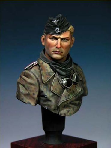 HOBBY MILITARY BUST RESIN MODEL SS Panzer Crew WWâ¡  