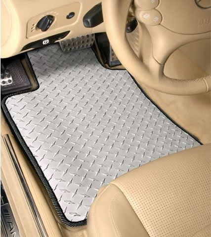   Tech Diamond Plate Precision Cut All Weather AutoMats for Kia  