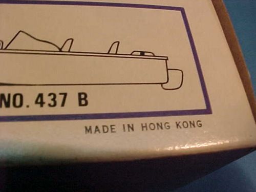 1970S CABIN CRUISER BOAT BTT/OP BOXED HONG KONG T ( in a circle ) TAI 