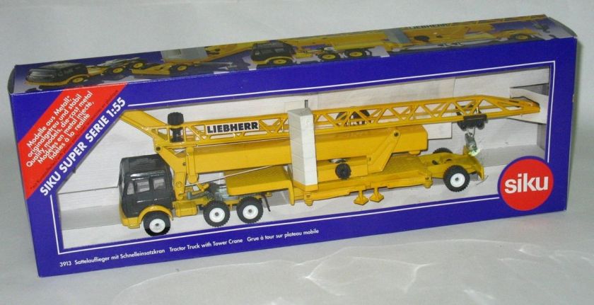 Siku 3193 Liebherr Trailer Mounted Tower Crane 155 NIB  