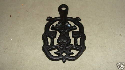 Dumb Dutch MT5 Cast Iron Trivet 5 Inches Long  