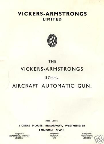 37MM VICKERS PUBLICATION BRITISH RARE REFERENCE  