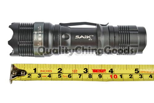 SAIK CREE Q5 LED Zoom Flashlight SA 9 bicycle Mount Set  