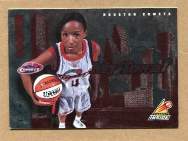 CYNTHIA COOPER ROOKIE 1997 WNBA PINNACLE MY TOWN  #7  