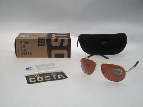 COSTA DEL MAR SUNGLASSES WINGMAN GOLD w/COPPER 580P WM26OCP  