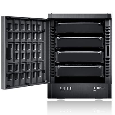 Sans Digital TowerRAID TR4M+B Black 4 Bay eSATA RAID  