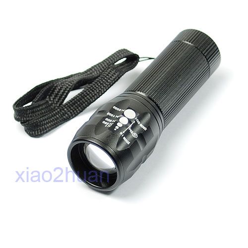 Adjustable Focus LED Lamp Light Hand Torch Flashlight  