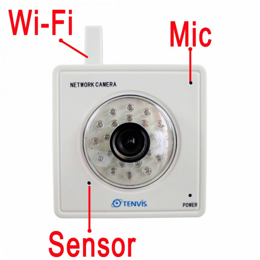 Wlan Network Wireless WIFI IP Camera Audio 21 IR LED Day Night Vision 