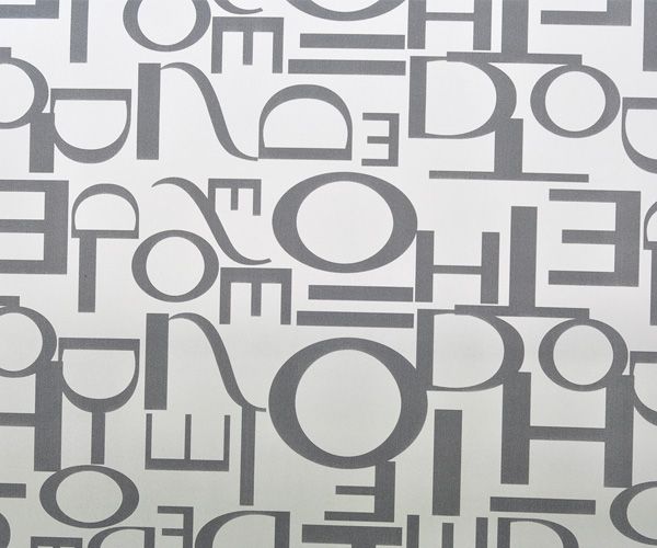 Privacy Decorative Frosted Glass Window Film Treatments Alphabet 