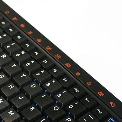 4GHz almohadilla táctil delgada touchpad de teclado de MCE de radio 