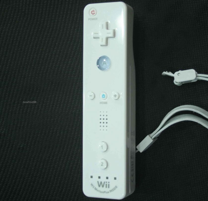 White Built in Motion Plus Remote Controller for NINTENDO WII With 