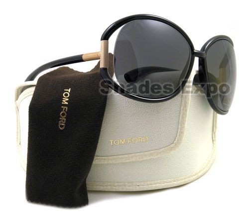 NEW TOM FORD SUNGLASSES TF 78 OLIVIA BLACK TF78 B5 AUTH  