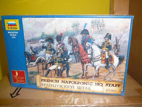 72 FRENCH NAPOLEONIC HQ STAFF   ITALERI # 8080  