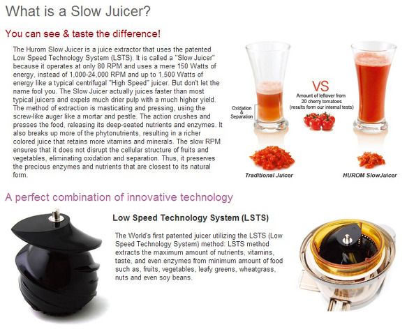 NEW HUROM Slow Juicer SJ 200B Fruit Vegetable Citrus  