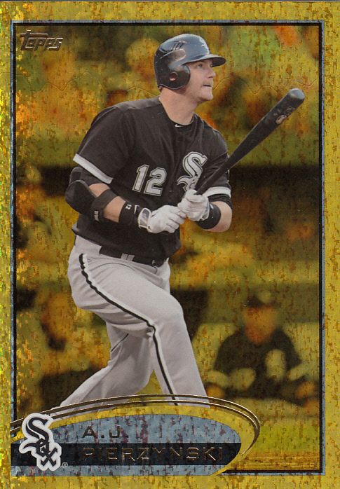 Pierzynski 2012 Topps Golden Moments gold parallel #116 White Sox 