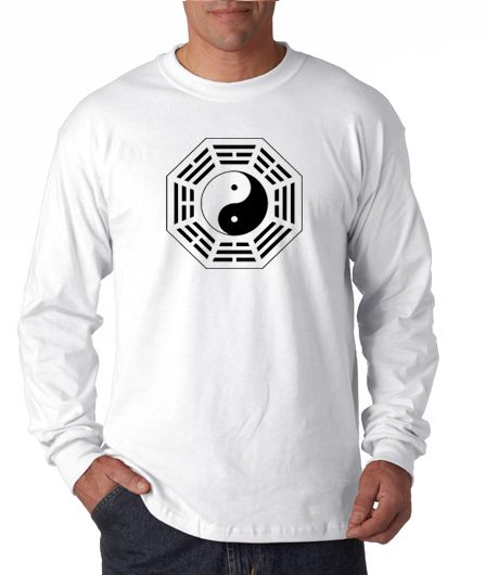 Ying Yang Chi Taoist Long Sleeve Tee Shirt  