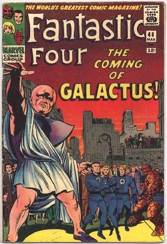 FANTASTIC FOUR 48 1ST GALACTUS SILVER SURFER KIRBY NR  