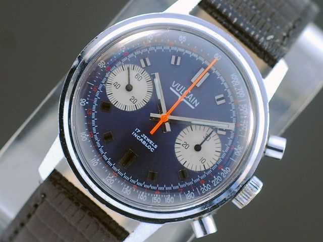 Vulcain Chronograph Vintage Mens Watch  