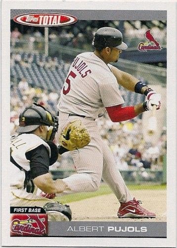 ALBERT PUJOLS 2004 Topps Total Team Checklists #TTC27 Cardinals  