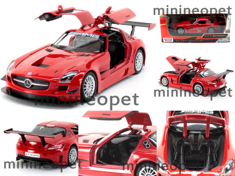 MOTORMAX 73356 MERCEDES BENZ SLS AMG GT3 1/24 DIECAST RED  