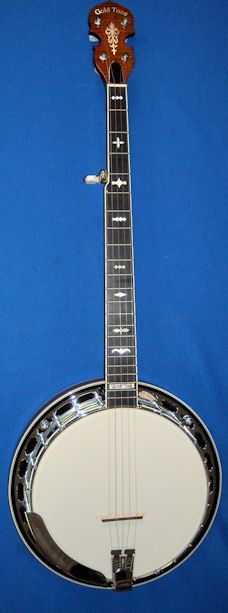 GOLD TONE OB 275 ORANGE BLOSSOM 5 STRING PROFESSIONAL BANJO & GOLD 