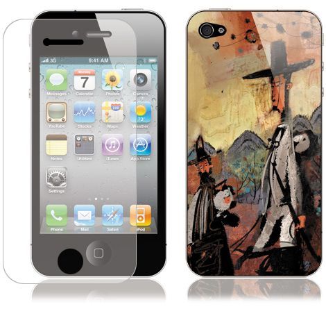 iPhone4 ART SKIN Cover decal 3M Sticker BOARD BOY  