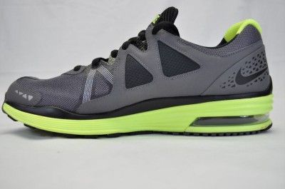 NIKE LUNARMX + 415322 005 DARK GREY BLACK VOLT WHITE RUNNING AIR MAX 