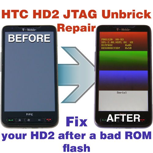 HTC HD2 JTAG Unbrick Repair Service  