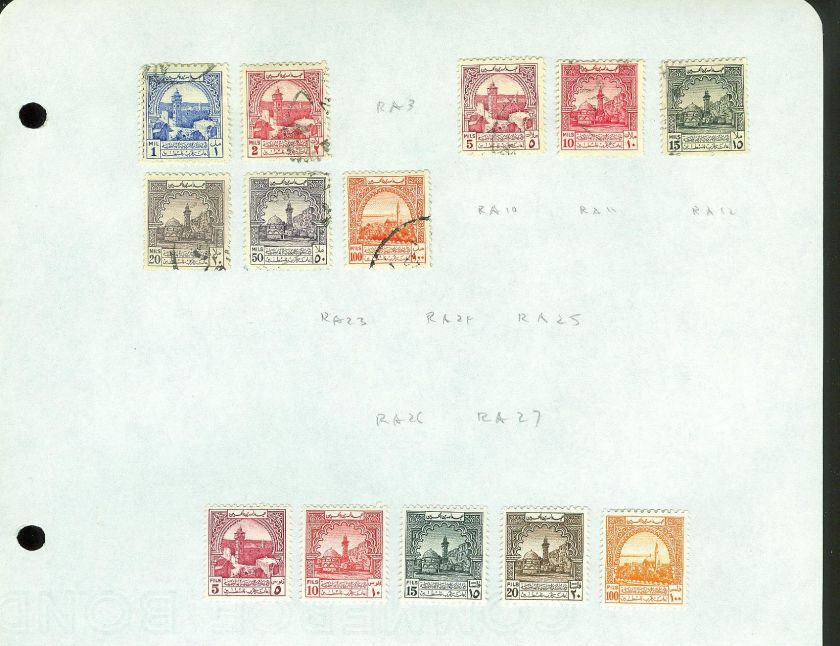 JORDAN, Advanced Stamp Collection hinged on pages 