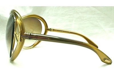   DESIGNER FASHION TOM FORD DAKOTA TF95 UFO GOLD BROWN WOMENS SUNGLASSES